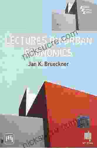 Lectures On Urban Economics Jan K Brueckner