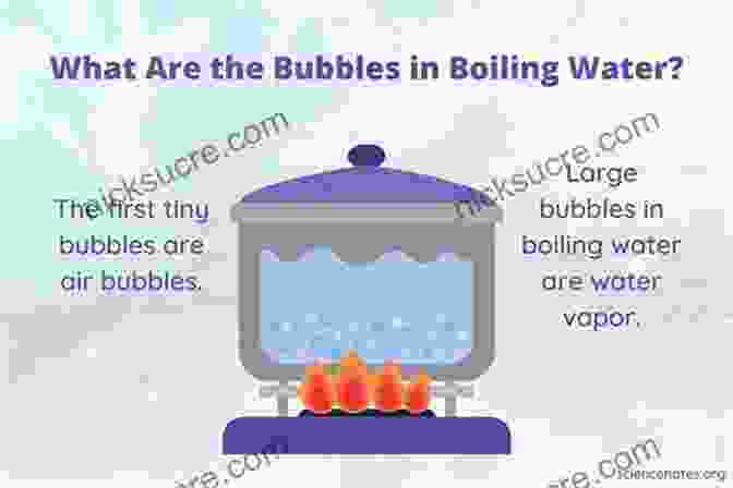 A Diagram Of Boiling Water, Showing The Movement Of Water Molecules And The Formation Of Bubbles. How Business Works: The Facts Visually Explained (How Things Work)