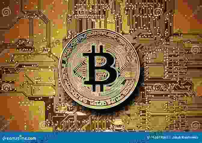 A Golden Bitcoin Coin With A Digital Circuit Board In The Background Representing The Blend Of Traditional Finance And Technology In Cryptocurrencies. Cryptocurrencies: Bitcoin (801 Non Fiction 8) Hicham And Mohamed Ibnalkadi