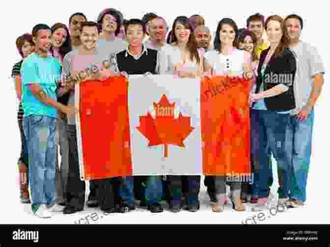 A Group Of People Pose For A Photo In Front Of A Canadian Flag. Once Upon A Time In Saskatchewan: Memories Of A Very Canadian Family