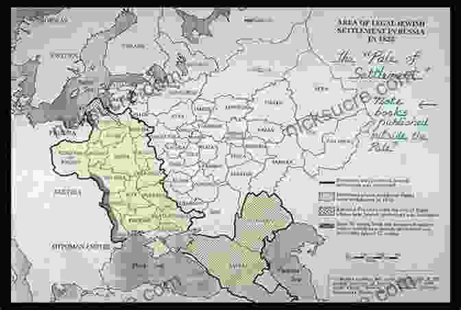 A Historical Map Of The Jewish Pale Of Settlement In The Russian Empire. Forgotten Land: Growing Up In The Jewish Pale: Based On The Recollections Of Pearl Unikow Cooper
