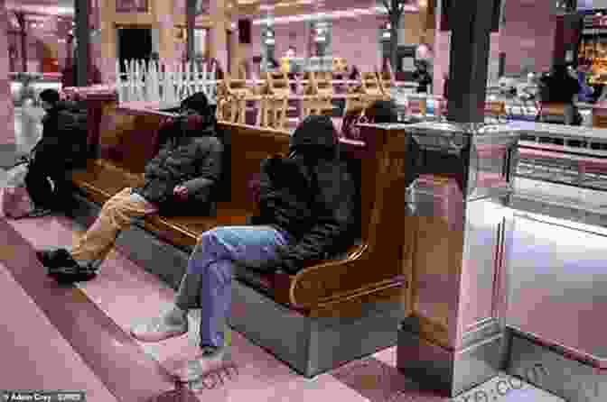 A Homeless Man Sleeping On A Bench In Grand Central Terminal Grand Central Winter: Stories From The Street