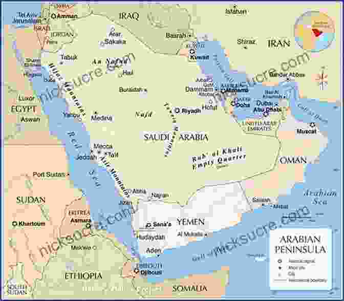 A Map Of The Arabian Peninsula The Hashemites: The Dream Of Arabia (Makers Of The Modern World 21)