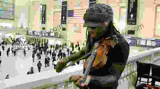 A Musician Playing A Violin In Grand Central Terminal Grand Central Winter: Stories From The Street