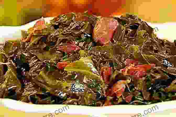 A Plate Of Collard Greens, Cooked With Smoked Ham Hocks And Onions Red Hills And Cotton: An Upcountry Memory (Southern Classics)