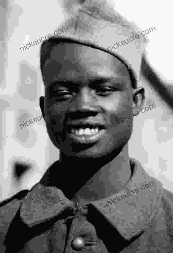 A Portrait Of A Young Senegalese Soldier In Uniform During World War II. White War Black Soldiers: Two African Accounts Of World War I