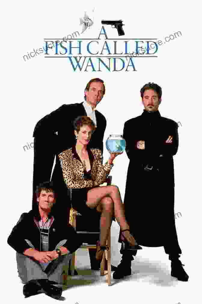 A Scene From The Movie Fish Called Wanda, Featuring John Cleese, Jamie Lee Curtis, Kevin Kline, And Michael Palin. A Fish Called Wanda: The Screenplay (Applause Screenplay Series) (Applause Books)