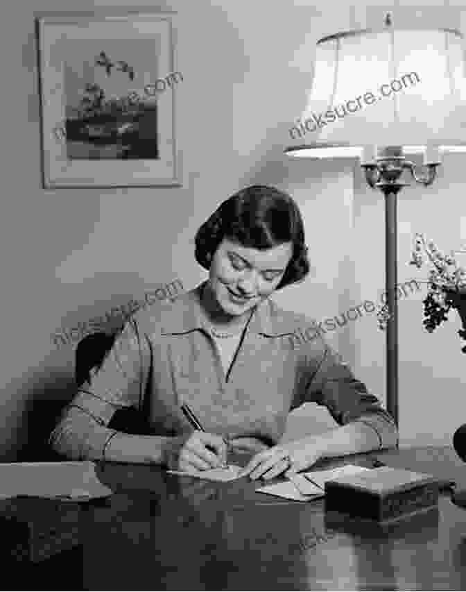 A Woman Sitting At A Desk, Writing A Letter With A Photograph Of Her Mother In The Background. You Are Always With Me: Letters To Mama