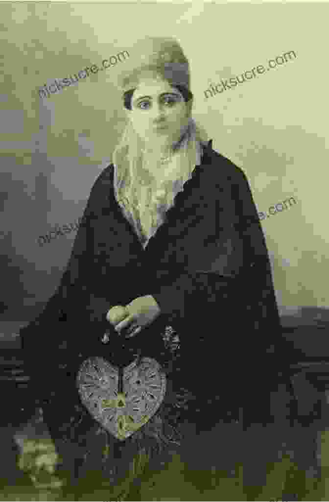An Ornate Portrait Of A Veiled Female Figure, Surrounded By Arabic Calligraphy And Intricate Patterns. The Caliph S Sister: Nana Asma U 1793 1865 Teacher Poet And Islamic Leader