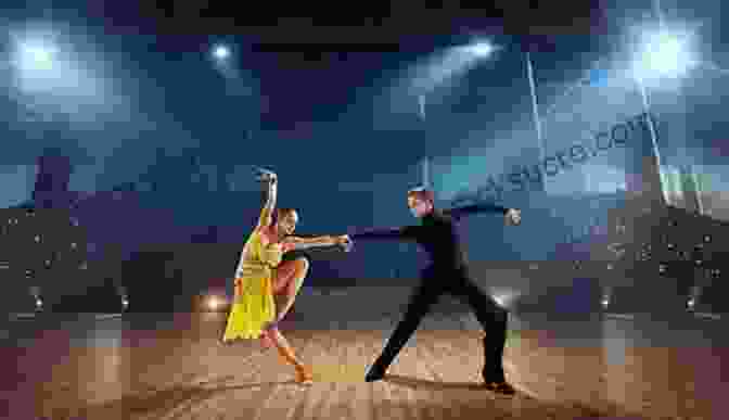 Couple Dancing A Lively Latin Dance, Showcasing Vibrant Footwork And Expressive Body Movements. Partner Dancing: Ballroom And Latin: Goddard Method