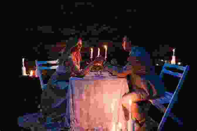 Couple Holding Hands Over A Romantic Candlelit Table Love And Kisses And A Halo Of Truffles: Letters To Helen Evans Brown