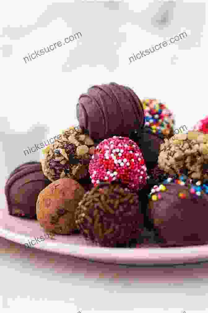 Decadent Chocolate Truffles Arranged On A Plate Love And Kisses And A Halo Of Truffles: Letters To Helen Evans Brown