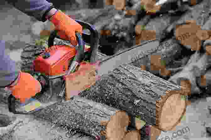 Martin Brand Chainsaw Cutting Through A Log With Ease Martin Brand Power: Dominate The Category