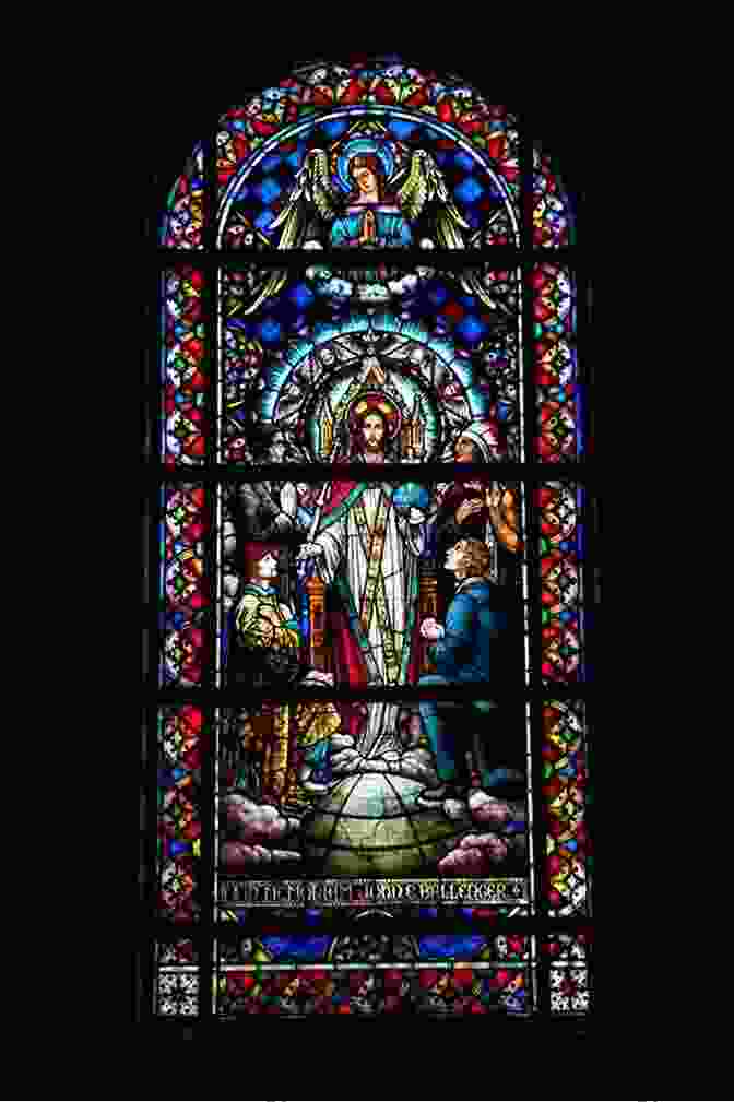 Stained Glass Window Depicting Biblical Scenes In An American Church Anointed With Oil: How Christianity And Crude Made Modern America