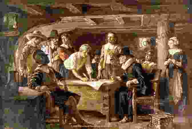The Pilgrims Signing The Mayflower Compact Saints And Strangers: Lives Of The Pilgrim Fathers And Their Families